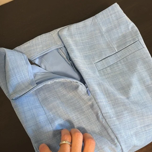 Simons Blue Boot Cut Flare Pants - Picture 7 of 10